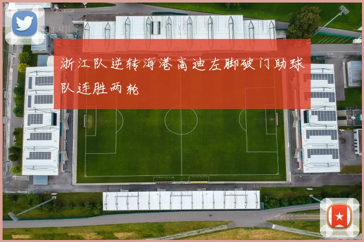 浙江队逆转海港高迪左脚破门助球队连胜两轮
